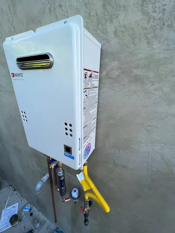 Tankless water heater installation for Garden City South homes